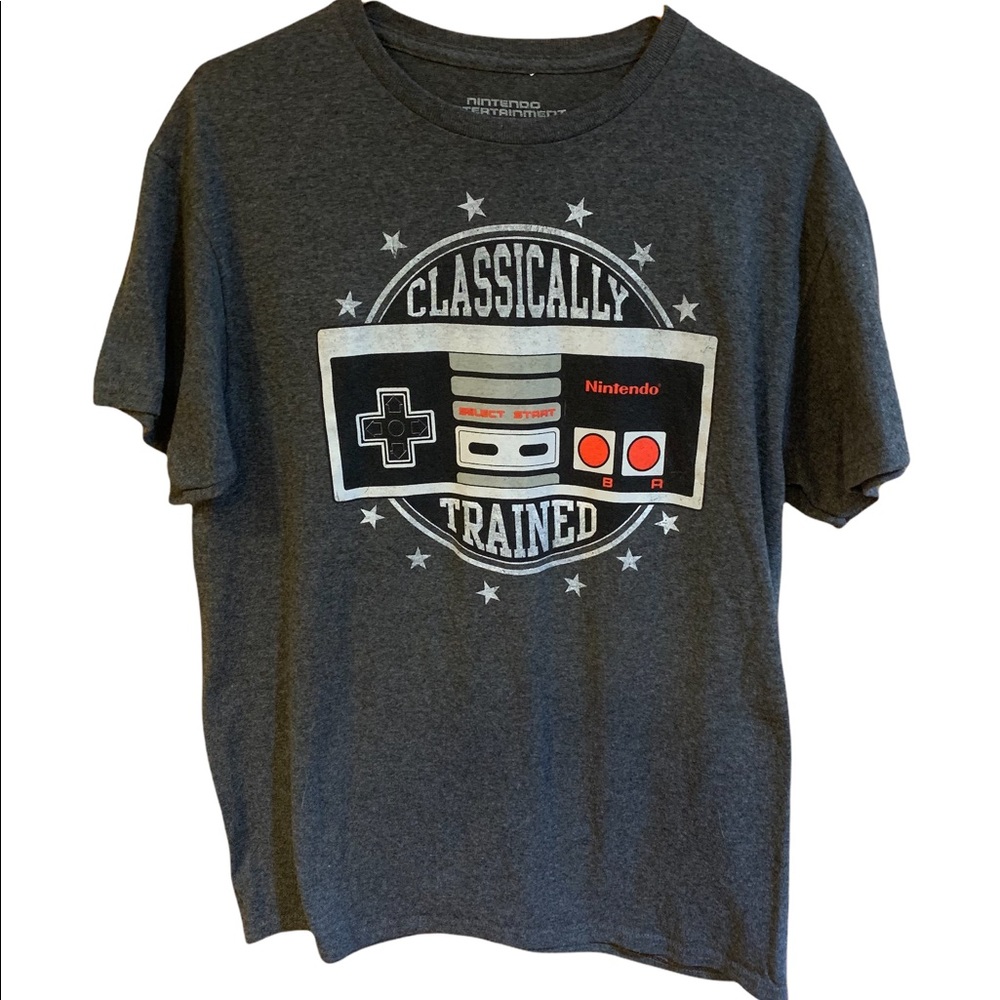 Nintendo Controller Classically Trained Mens T-Shirt Size Large Official